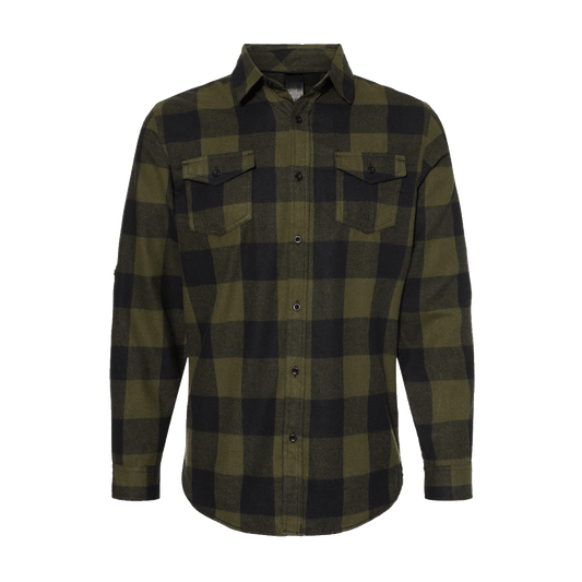 The Paramount Flannel - Army And Black